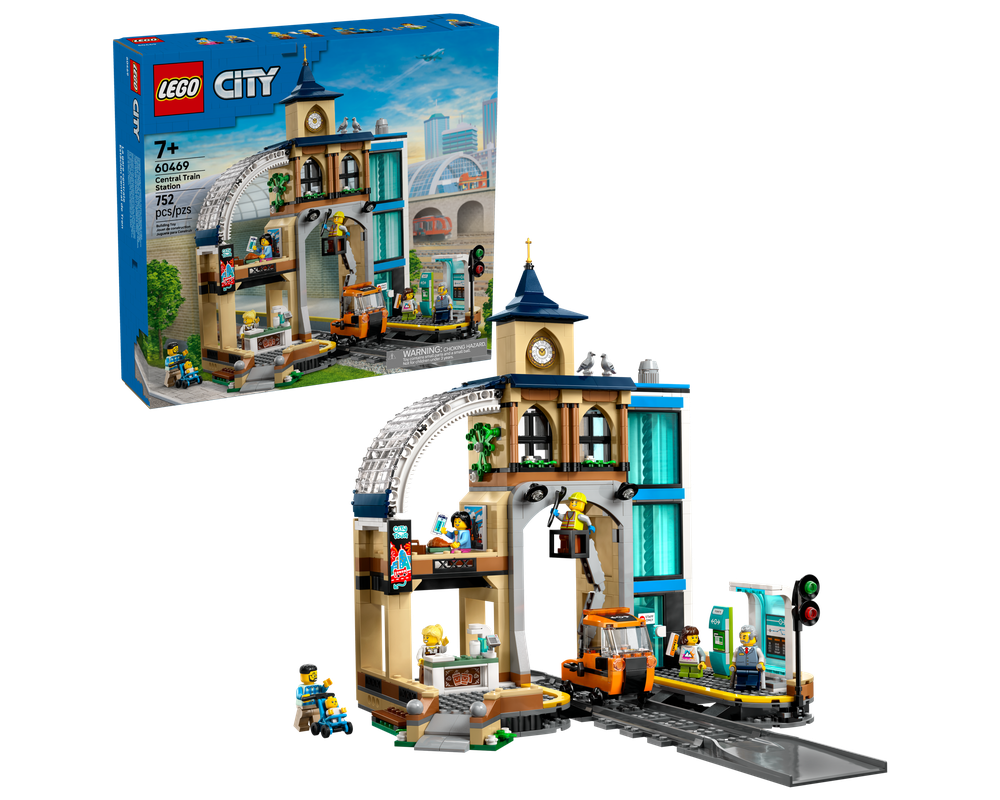 と*の様 デスクトップ現状渡し LEGO Set 60469-1 Central Train Station (2025 City > Trains