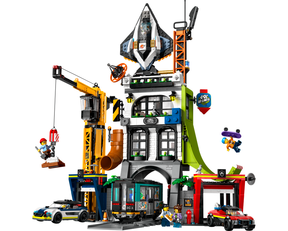 LEGO Set 60473-1 The City Tower (2025 City) | Rebrickable - Build