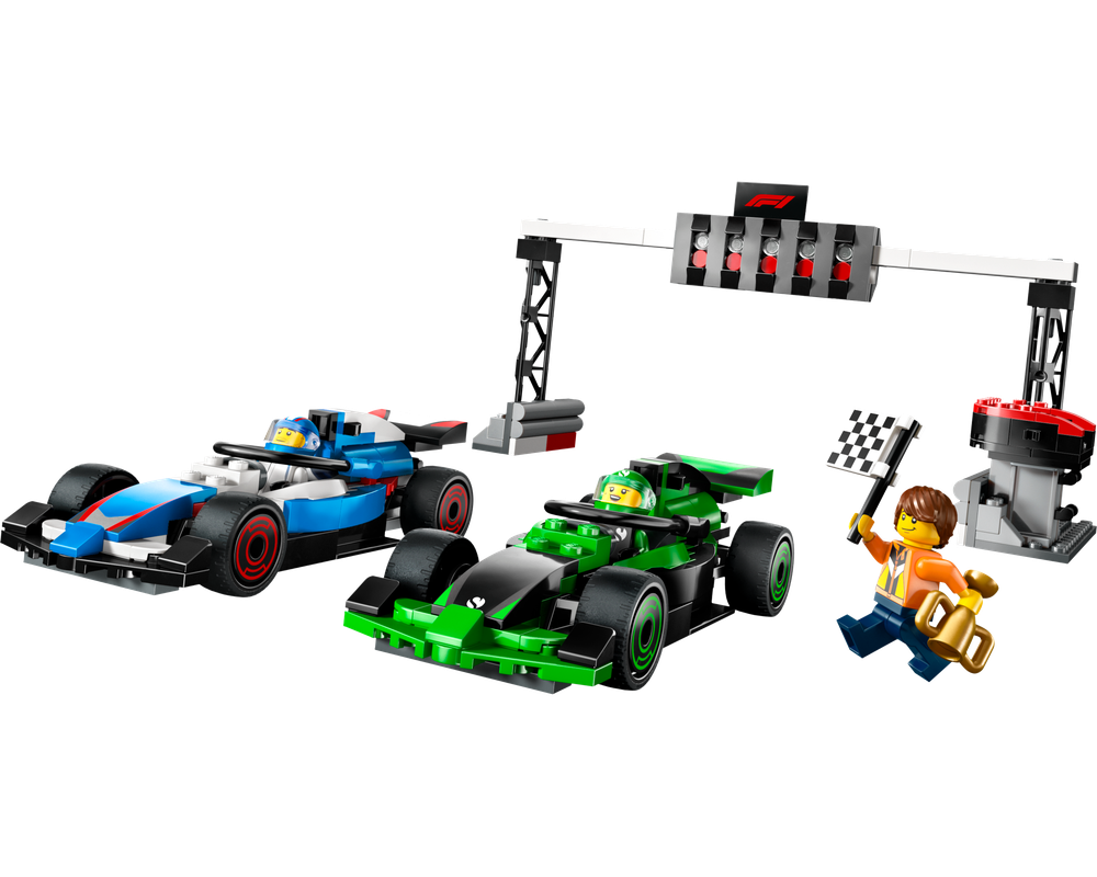 LEGO Set 60474-1 F1 Grid with VCARB & Sauber Race Cars (2025