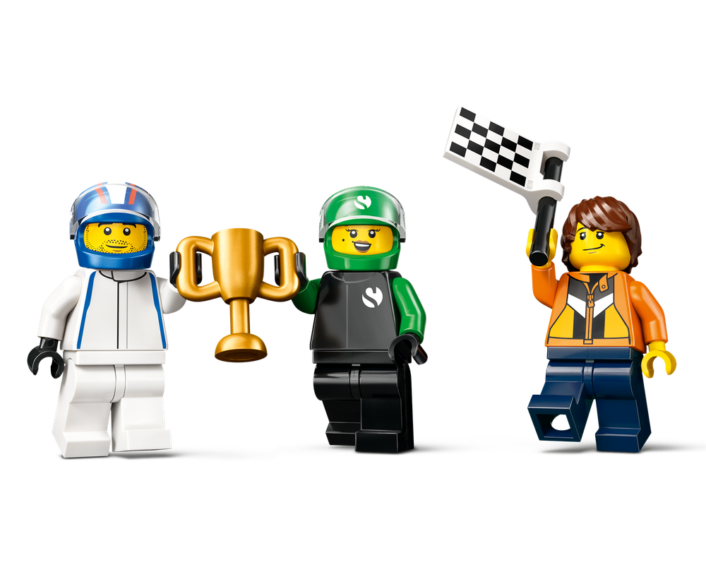 LEGO Set 60474-1 F1 Grid with VCARB & Sauber Race Cars (2025 City