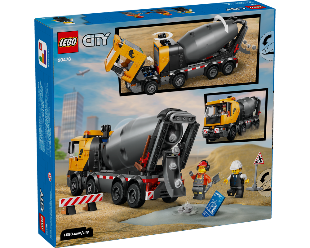 LEGO Set 60478-1 Cement Mixer (2026 City > Construction