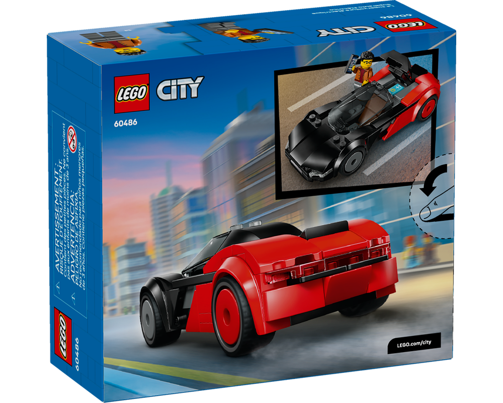 Manセット LEGO Set 60486-1 EV Supercar (2026 City > Traffic) | Rebrickable
