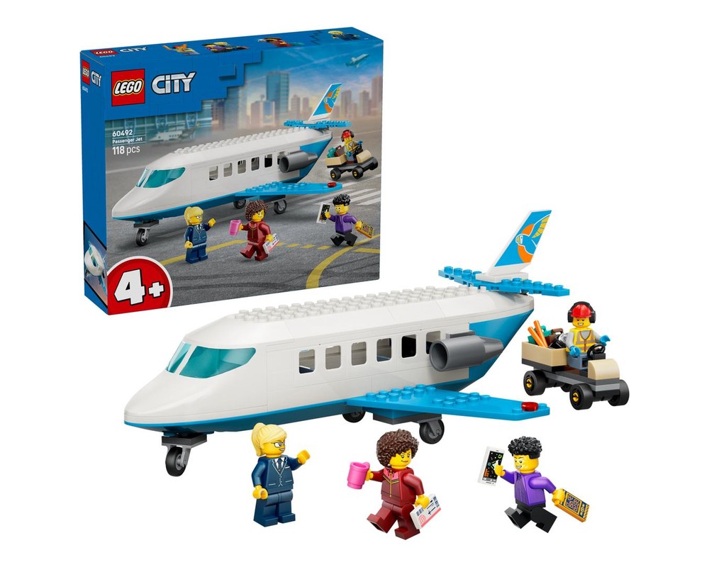 みぃページ LEGO Set 60492-1 Passenger Jet (2026 City > Airport) | Rebrickable