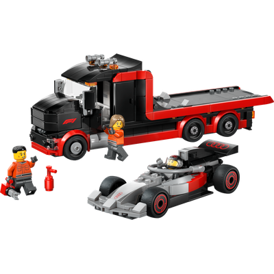 LEGO F1 Display Truck with Audi F1 Race Car set 60493