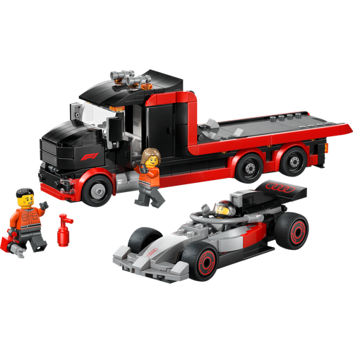 F1 Display Truck with Audi F1 Race Car