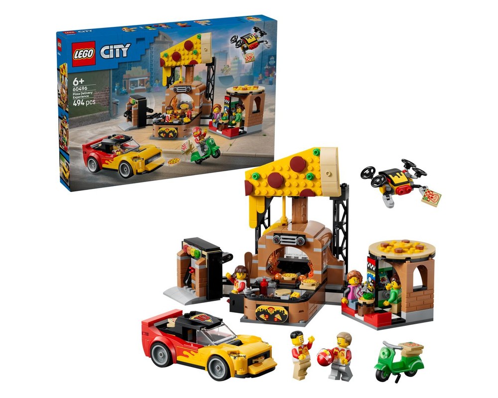 LEGO Set 60496-1 Pizza Delivery Experience with Vehicles (2026