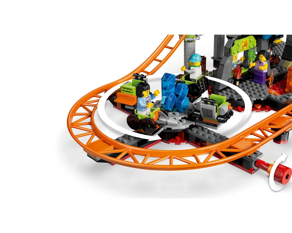LEGO Set 60501-1 Lava Land Roller Coaster Park (2026 City ...