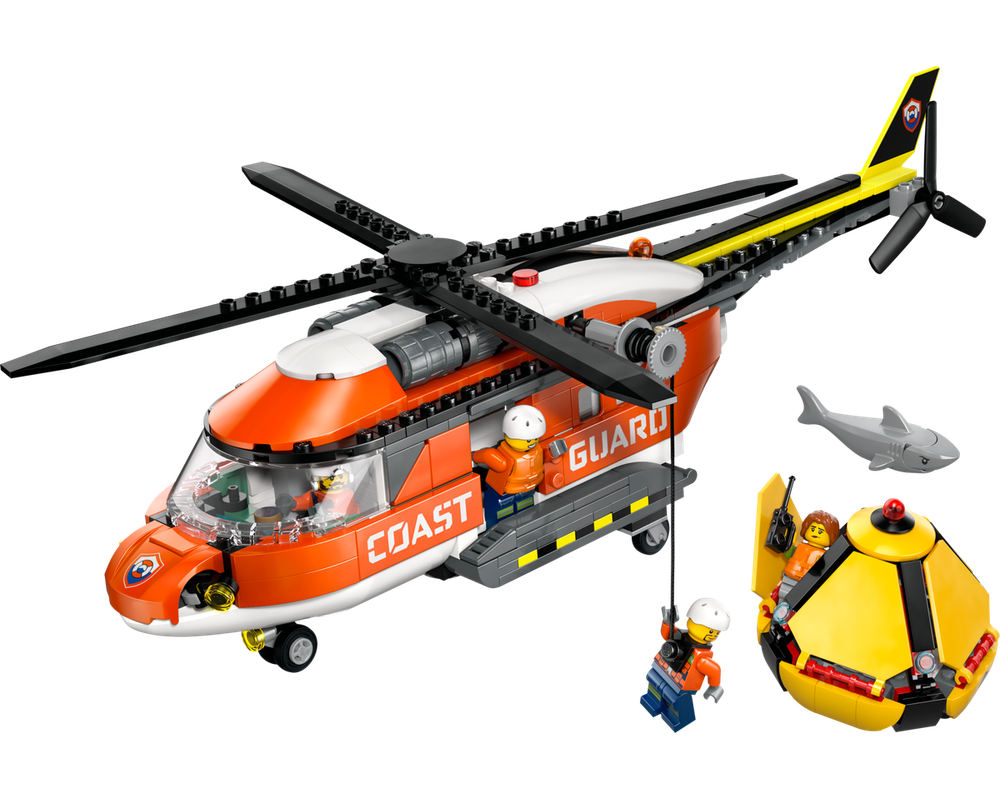 LEGO Set 60503-1 Coast Guard Helicopter (2026 City > Coast Guard ...
