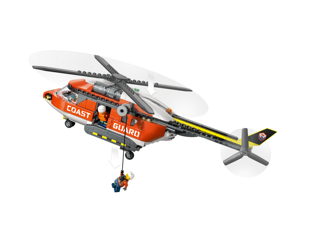LEGO Set 60503-1 Coast Guard Helicopter (2026 City > Coast Guard ...