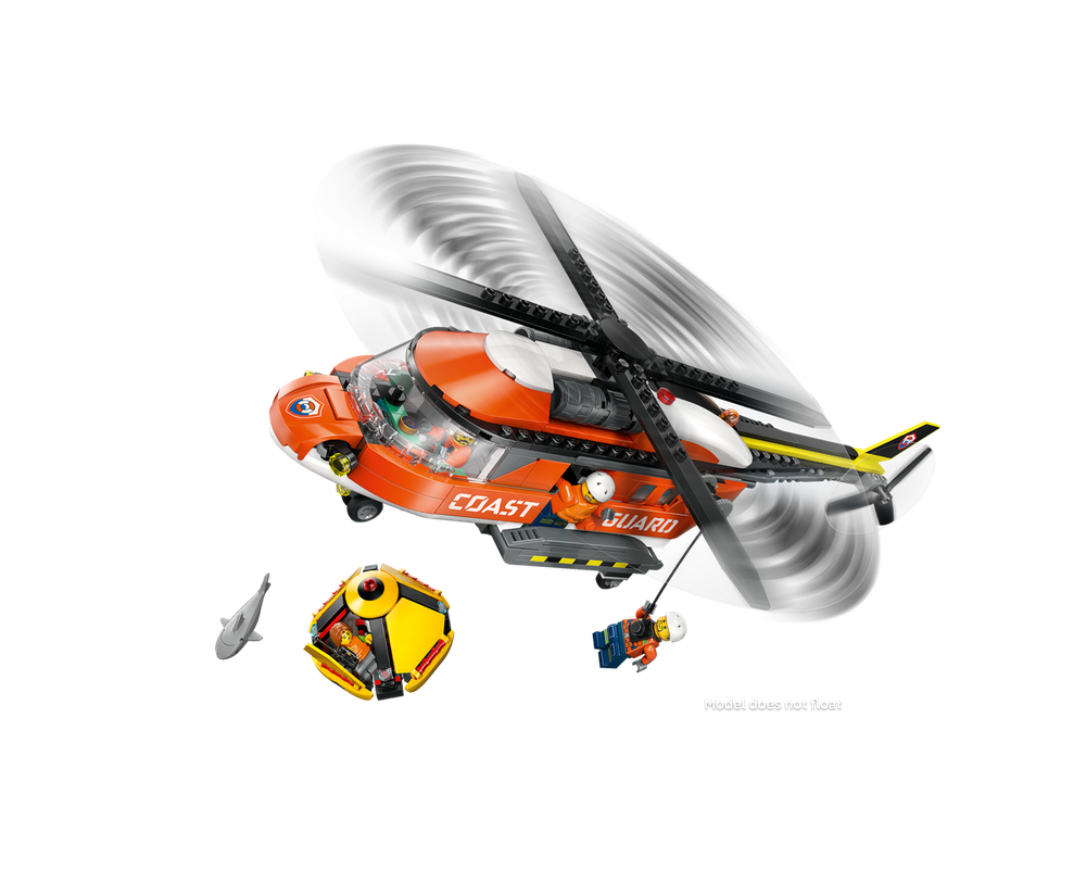 LEGO Set 60503-1 Coast Guard Helicopter (2026 City > Coast Guard ...