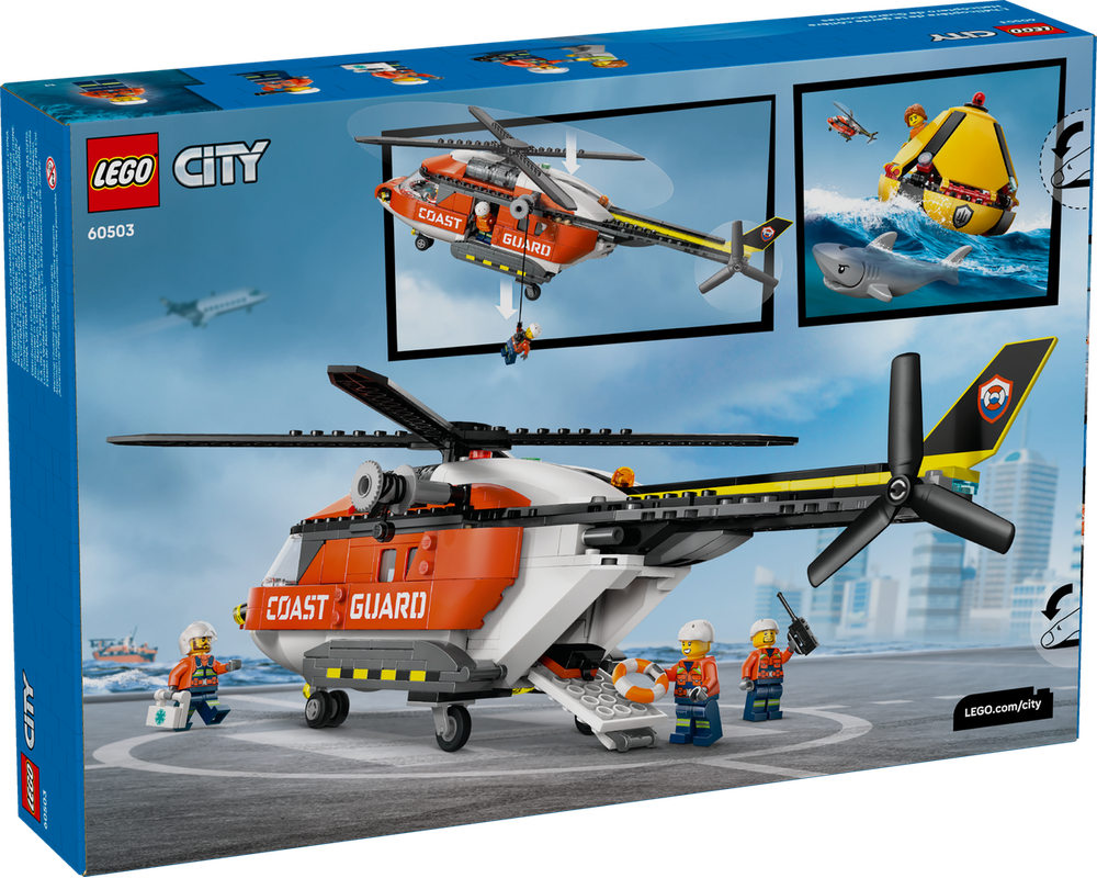 レジンパーツ LEGO Set 60503-1 Coast Guard Helicopter (2026 City > Coast Guard
