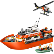 Coast Guard Rescue Boat & Helicopter