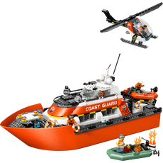 Coast Guard Rescue Boat & Helicopter (set 60504-1)
