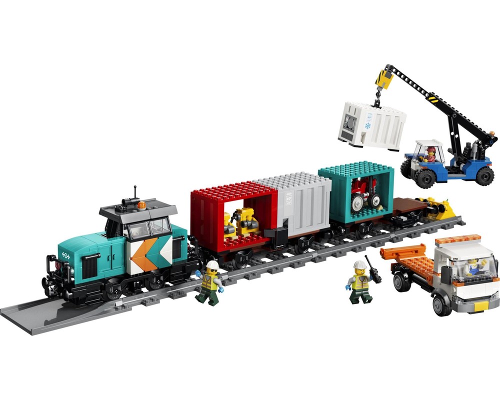 LEGO Set 60509-1 Harbor Freight Train with Crane & Truck (2026