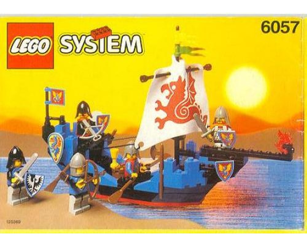 LEGO Set 6057 1 Sea Serpent 1992 Castle Black Knights Rebrickable 