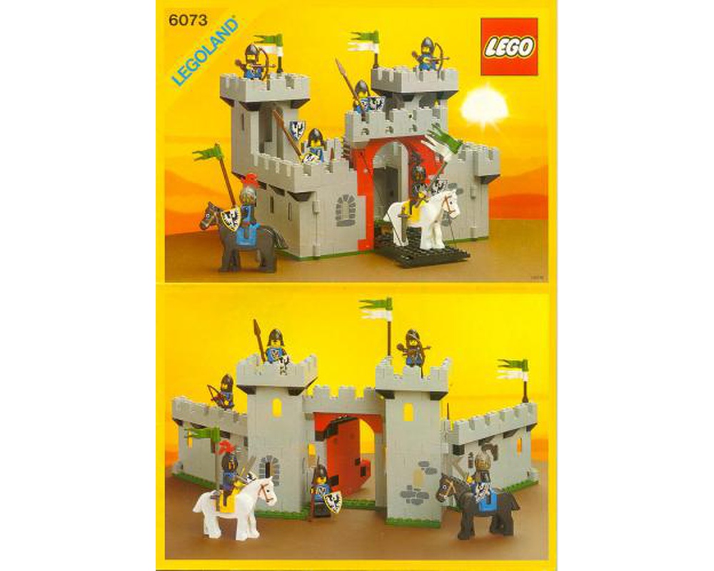 dine skjold hver for sig LEGO Set 6073-1 Knight's Castle (1984 Castle > Black Falcons) | Rebrickable  - Build with LEGO
