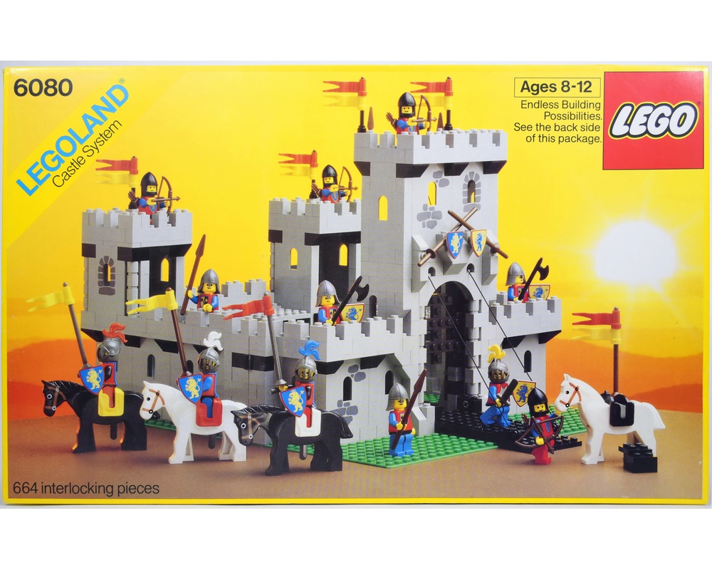Interpretive majs Teoretisk LEGO Set 6080-1 King's Castle (1984 Castle > Lion Knights) | Rebrickable -  Build with LEGO