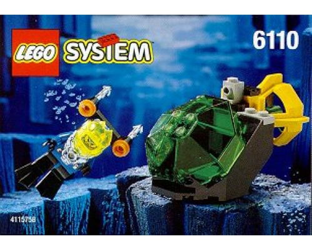 Lego Set 6110 1 Solo Sub 1998 Aquazone Hydronauts Rebrickable Build With Lego