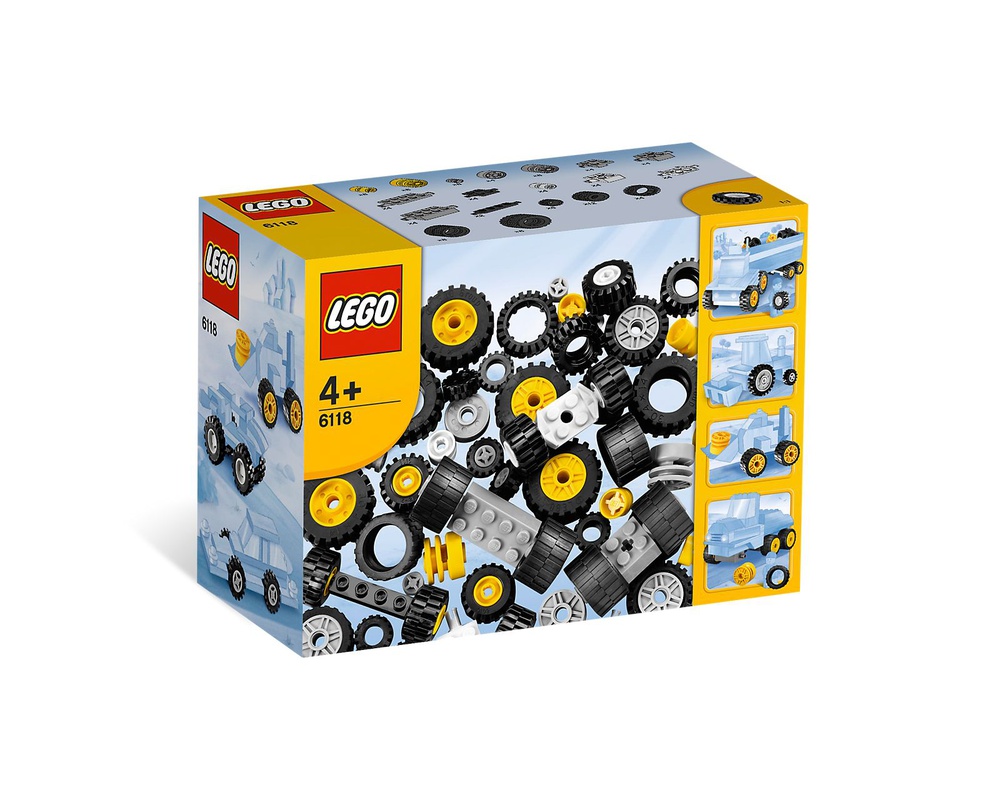 LEGO Set 6118-1 Wheels (2008 Make & Create Bricks & More) | Rebrickable - Build with
