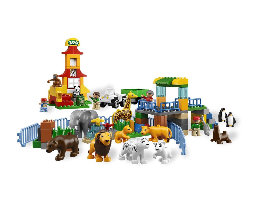 LEGO Set 6157-1 The Big Zoo Duplo > Town) | Rebrickable - Build with LEGO
