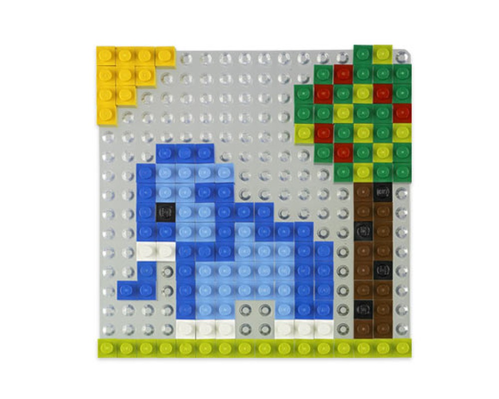 Siden Faktisk grænse LEGO Set 6162-1 A World of LEGO Mosaic 4 in 1 (2007 Sculptures > Mosaic) |  Rebrickable - Build with LEGO