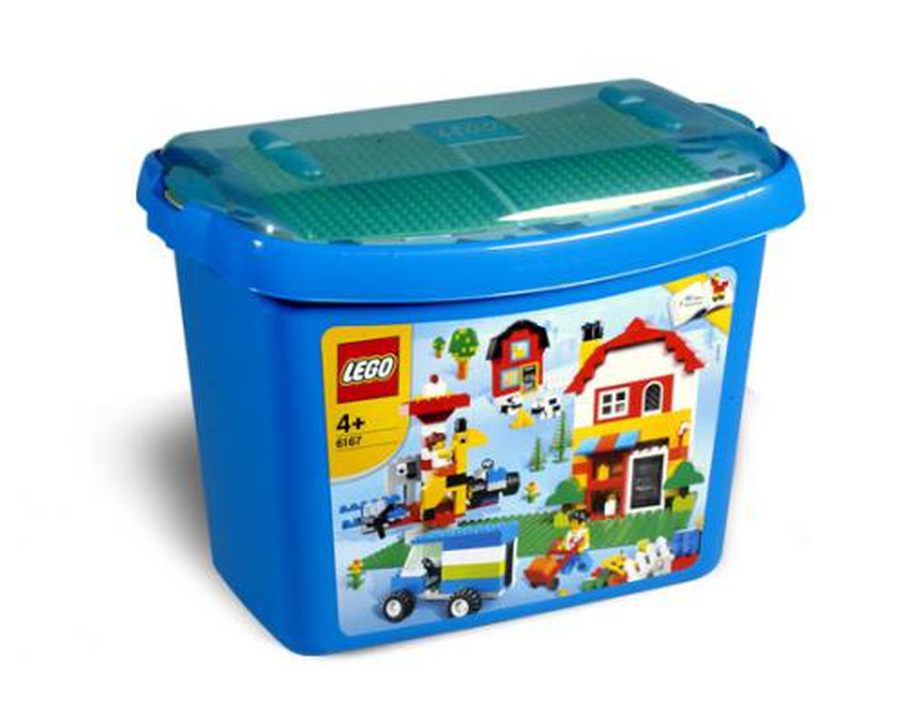 LEGO Set 6167-1 Deluxe Brick Box (2006 Create) | Rebrickable - with