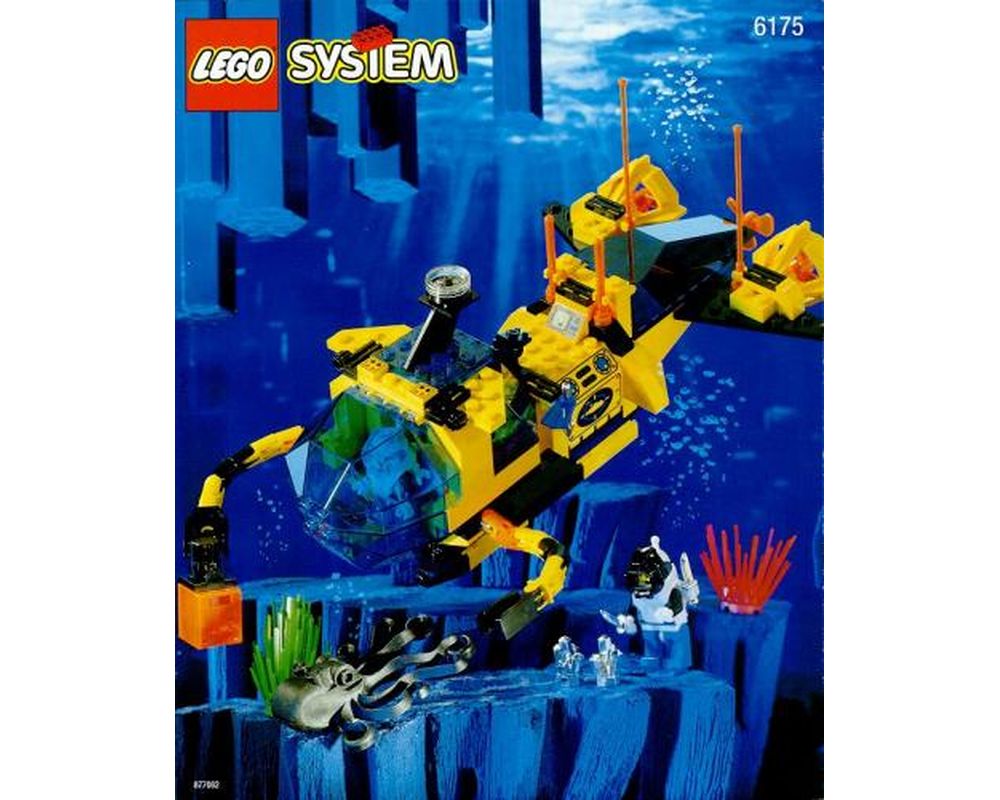 LEGO Set 6175-1 Crystal Explorer Sub (1995 Aquazone > Aquanauts 