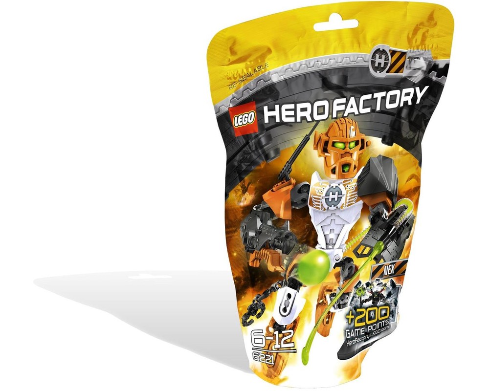 LEGO Set 6221-1 Nex (2012 Hero Factory > Heroes) | Rebrickable