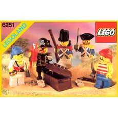 Pirate Mini Figures (set 6251-1)