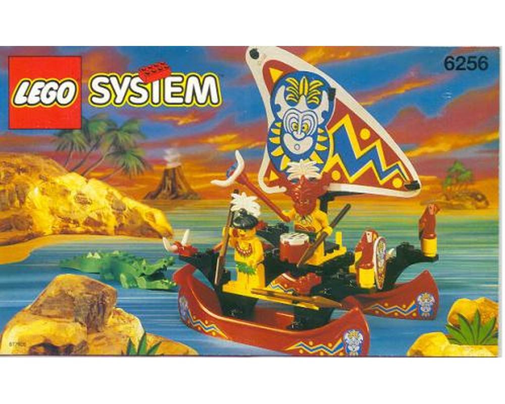 LEGO Set 6256-1 Islander Catamaran (1994 Pirates > Pirates I > Islanders) |  Rebrickable - Build with LEGO