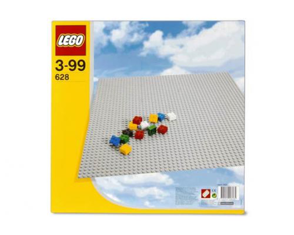 LEGO Set X-Large Baseplate (Lt Bluish Gray) (2003 | Rebrickable Build with LEGO