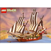 LEGO Set fig-005262 Pirate - Captain, Light Gray Hook, Bicorne