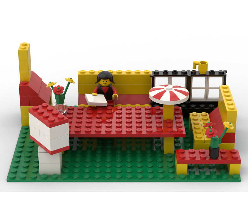 LEGO Set 63651c3 Room With Big Table (1981 Town > Classic Town