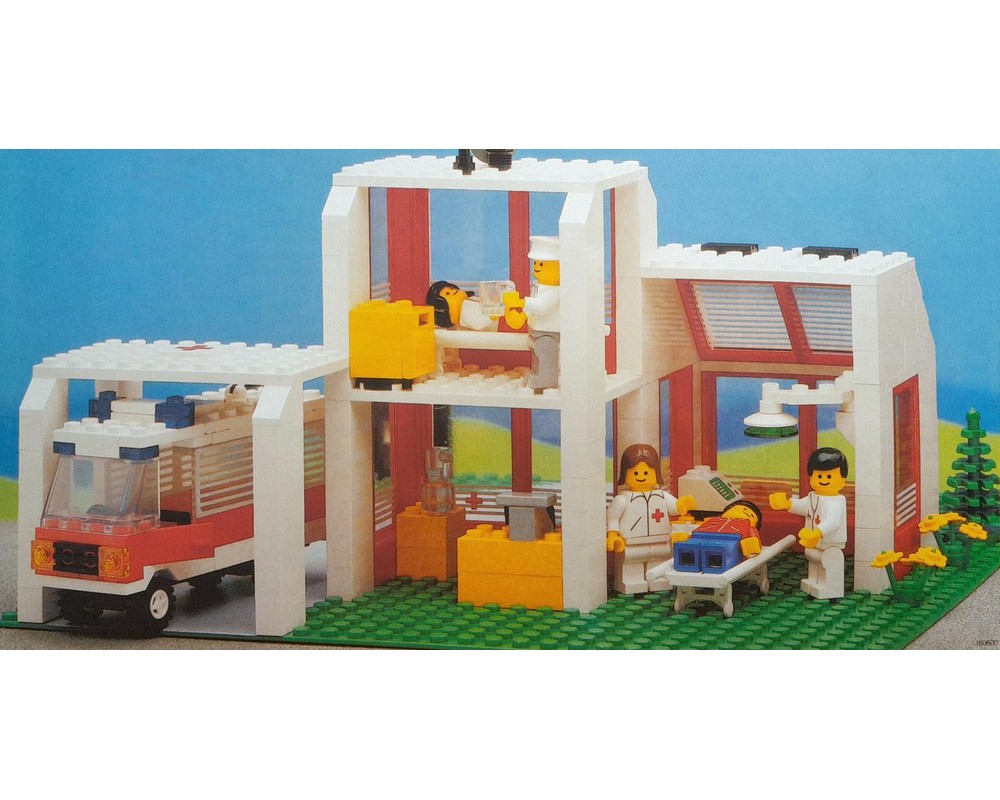 118セット① Vintage LEGO Set 6380 Emergency Treatment Center, 100% Complete w
