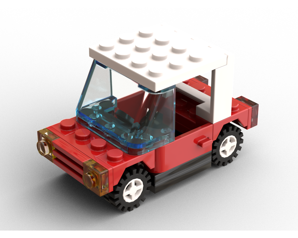 LEGO Set 6394-1-s3 Simple Red Car (1988 Town > Classic Town ...