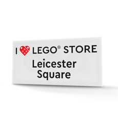 I [Heart] LEGO Store Leicester Square Tile (set 6424685-1)