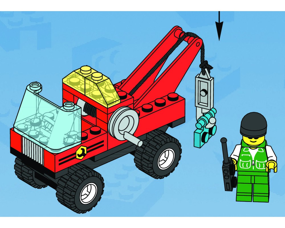 Lego city discount tow truck instructions