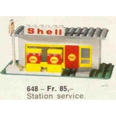 Shell Service Station (set 648-1)