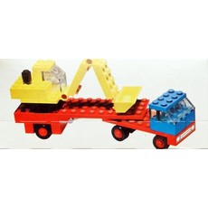 Low-Loader with Excavator (set 649-1)