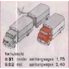 1:87 Mercedes Truck/Trailer (set 652-1)