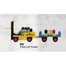 Fork Lift Truck and Trailer (set 652-2)