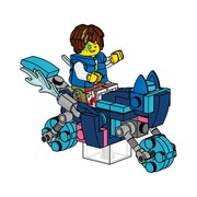 LEGO Set 6527186-1 Cat Bike (2024 Dreamzzz) | Rebrickable - Build