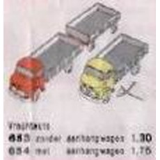 1:87 Mercedes Flatbed Truck (set 653-2)
