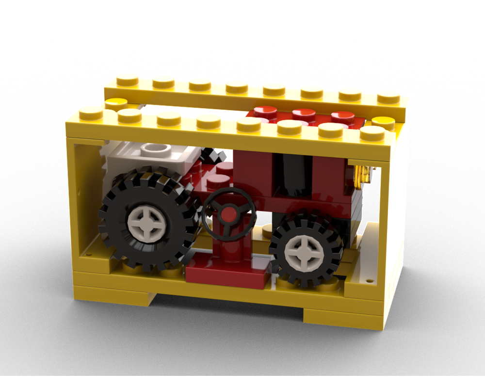 LEGO Set 6542-1-s6 Shipping Container with Tractor (1991 Town > Classic ...