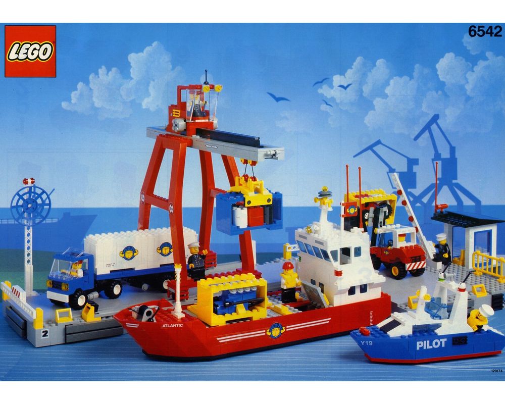 LEGO Set 6542-1 Launch & Load Seaport (1991 Town > Classic Town 