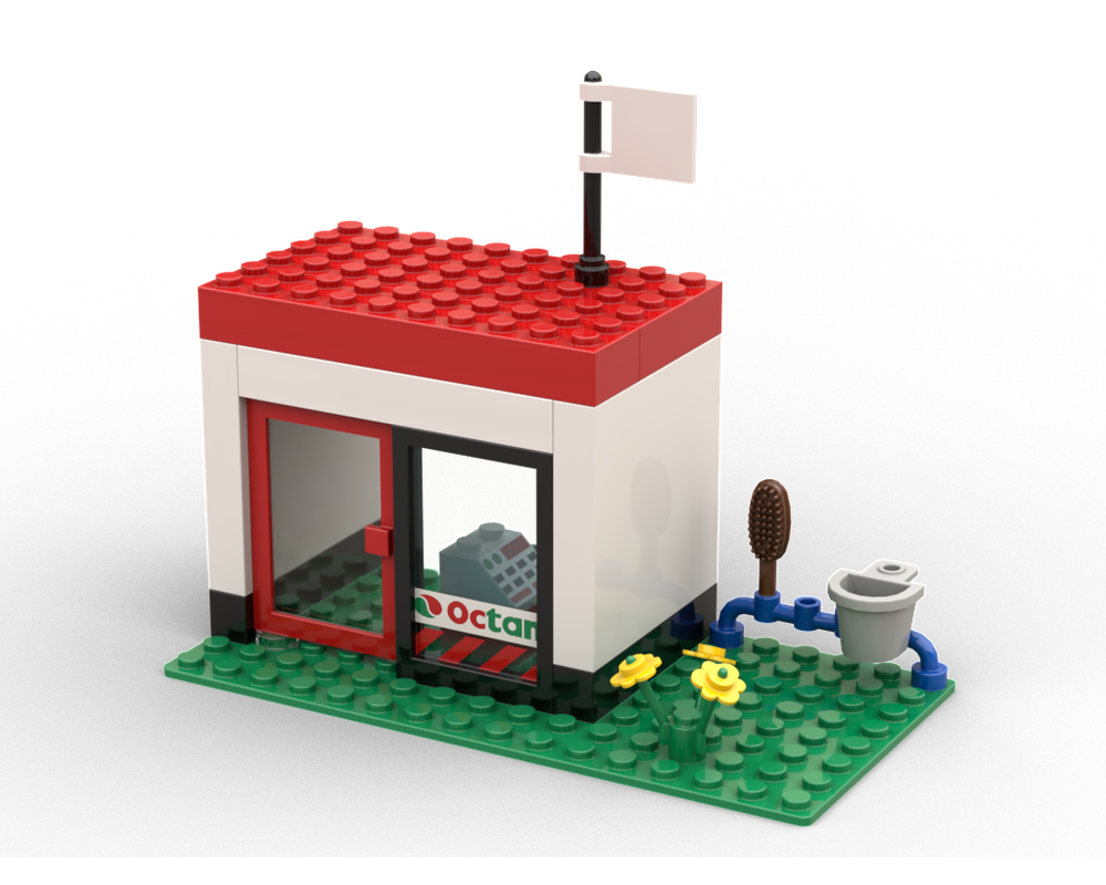 LEGO Set 6548-1-s4 Gas Station Shop (1997 Town > Town Jr ...