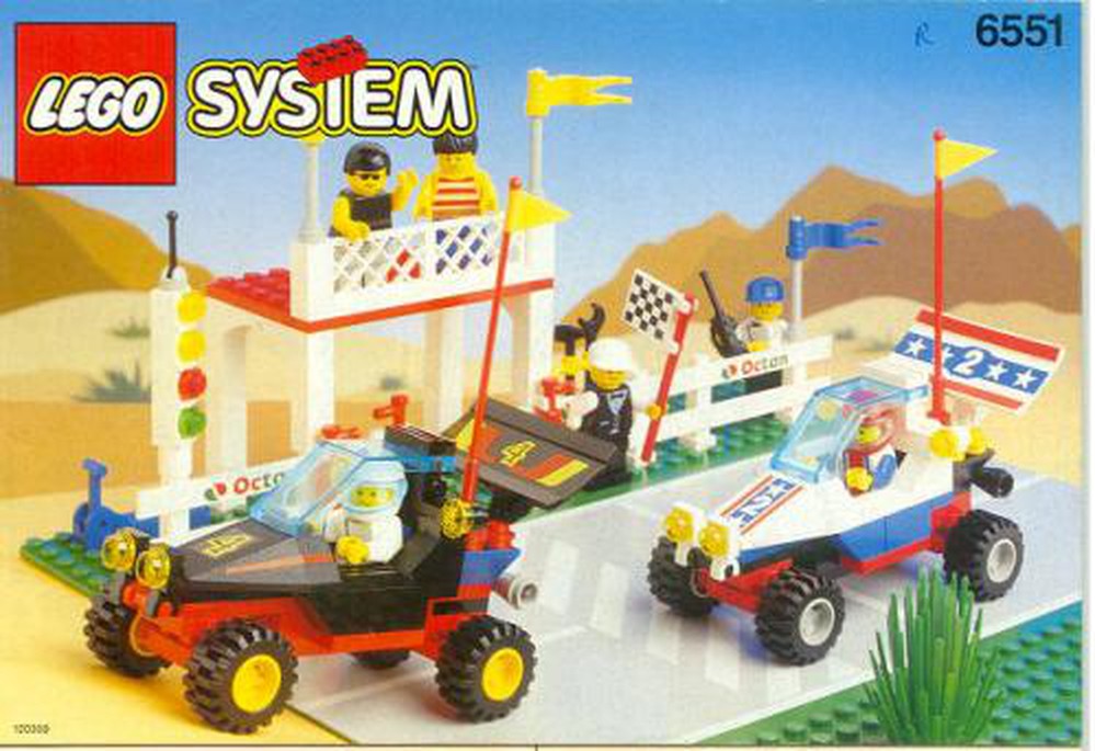 LEGO Set 6551-1 Checkered Flag 500 (1992 Town > Classic Town > Race ...