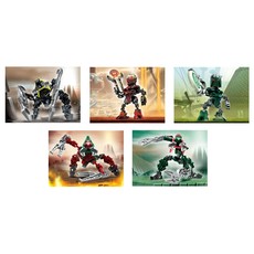 Matoran / Vahki Co-Pack 1 (contains 8607 8611 8614 8616 8618) (set 65514-1)
