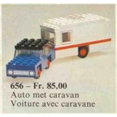 Car and Caravan (set 656-1)