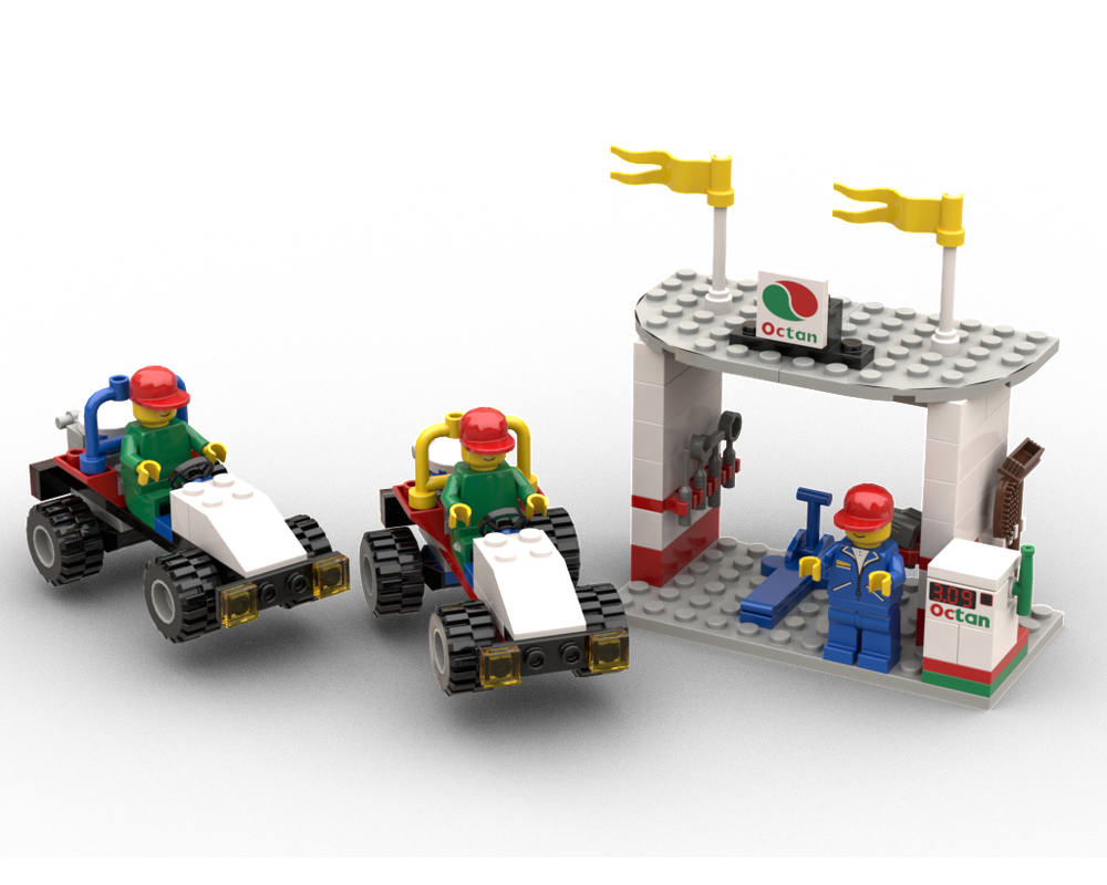 LEGO Set 6562-1-c2 Octan Racing Team (1995 Town > Classic Town ...